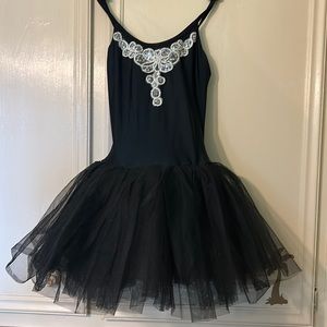 Black ballet tutu costume